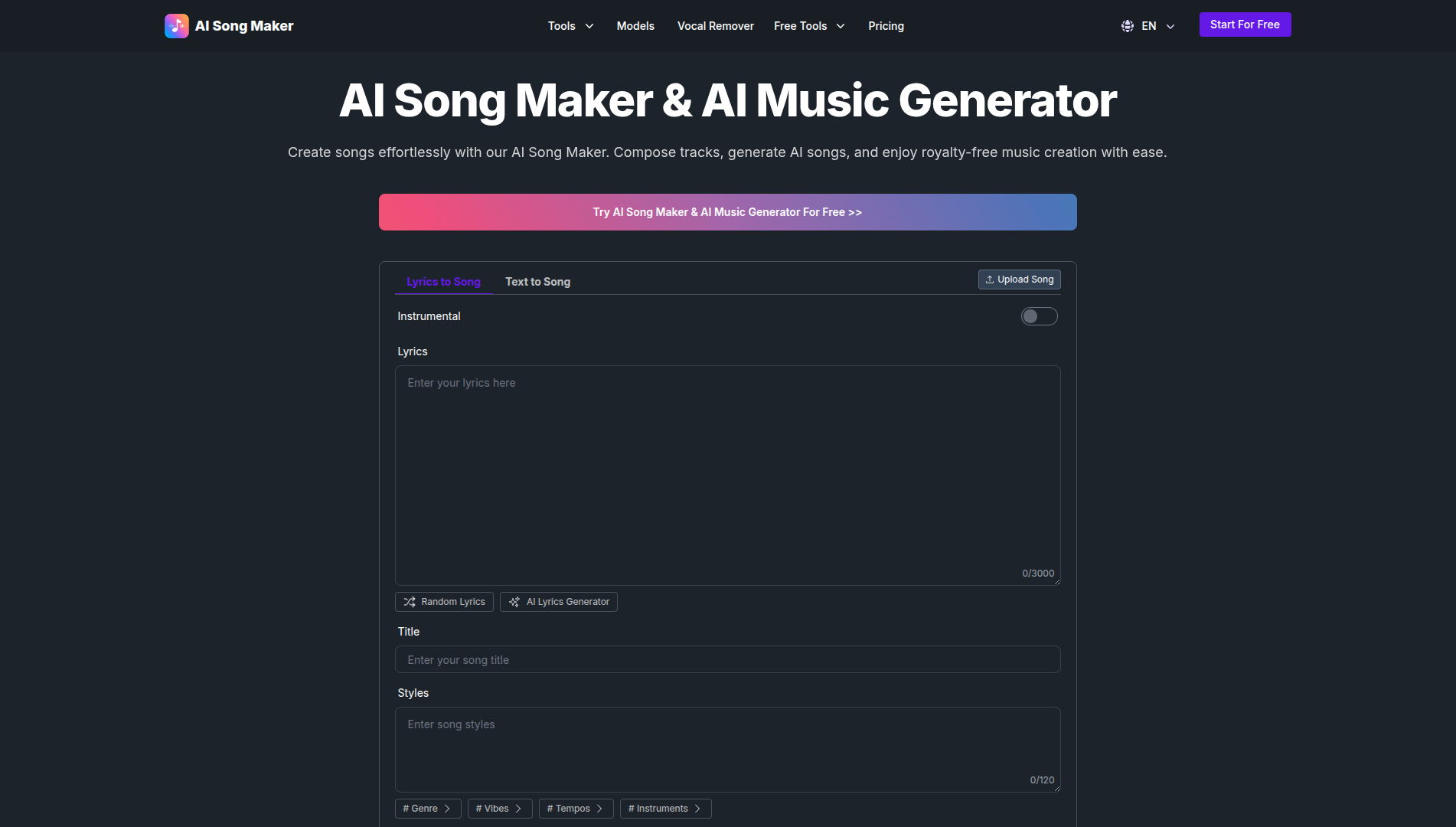 AI Music Generator