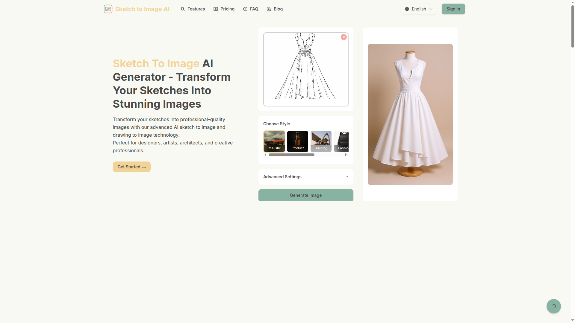 Sketch To Image AI