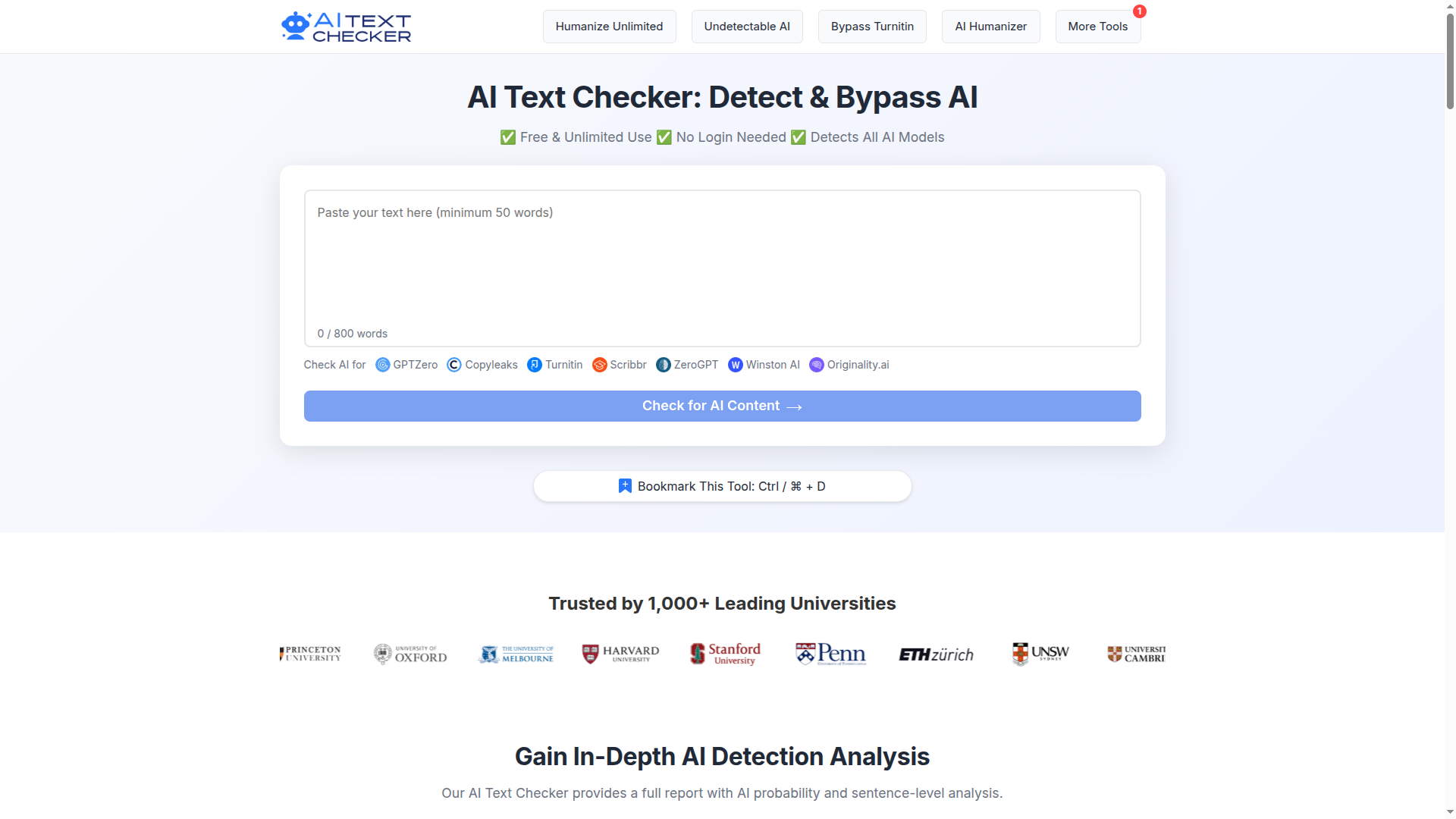 AI Text Checker