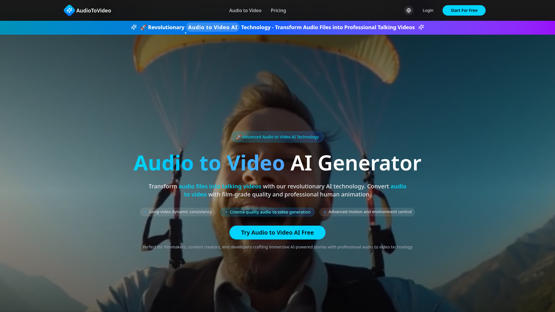 Audio to Video AI Generator