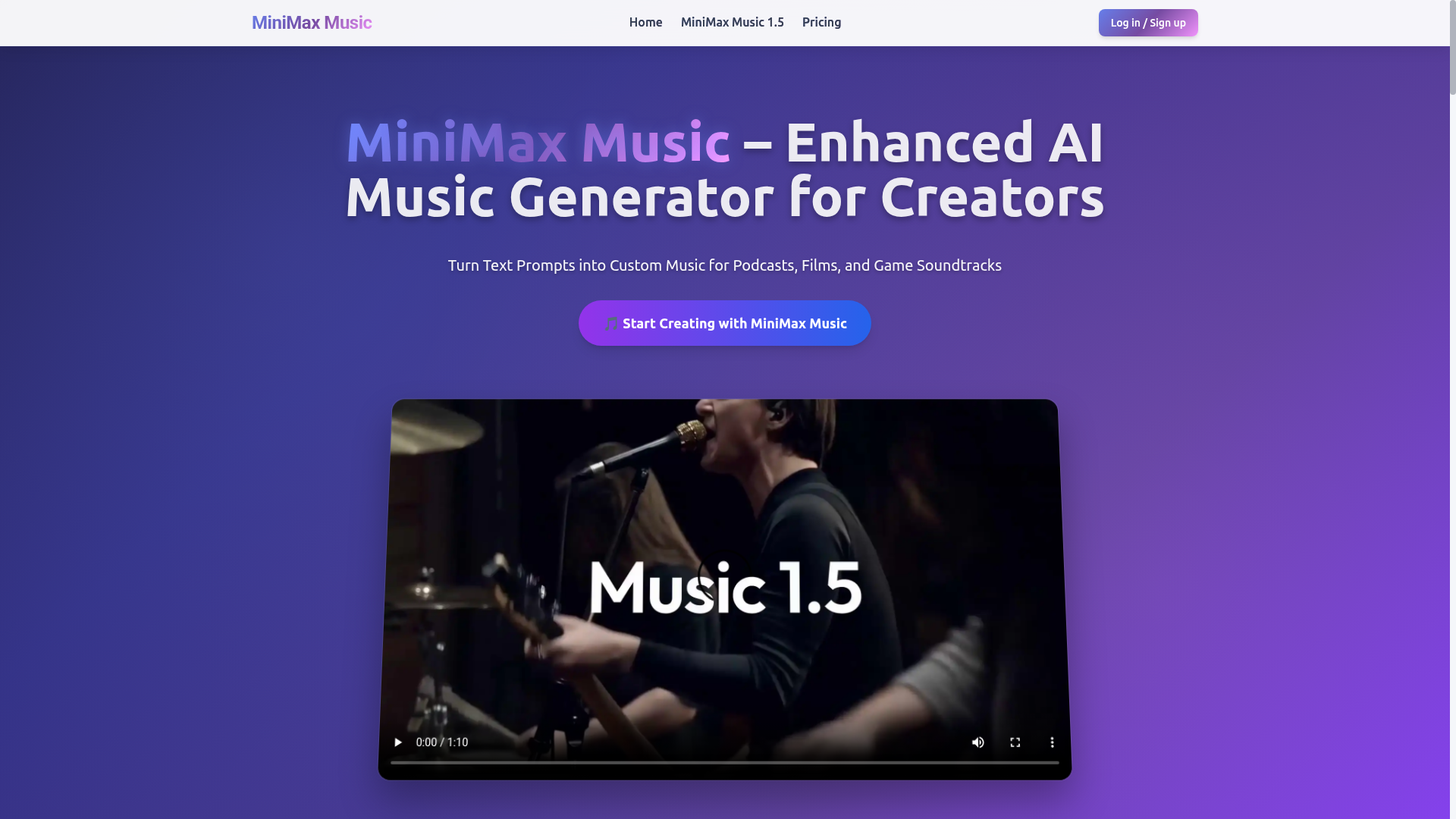 MiniMax Music