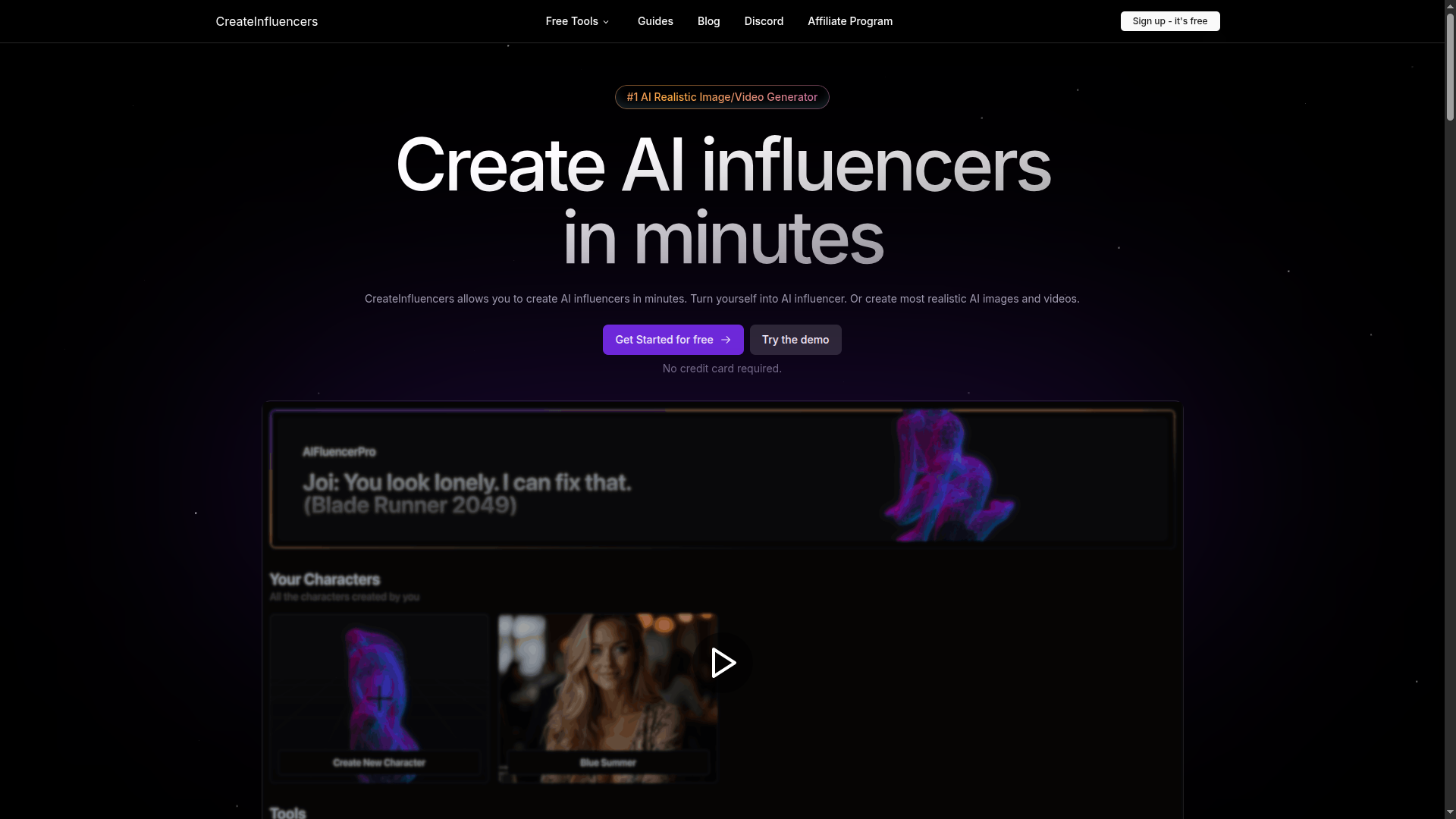CreateInfluencers 