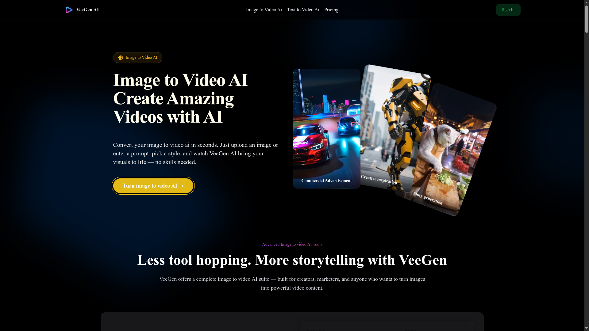 Image to Video AI Generator Online | VeeGen