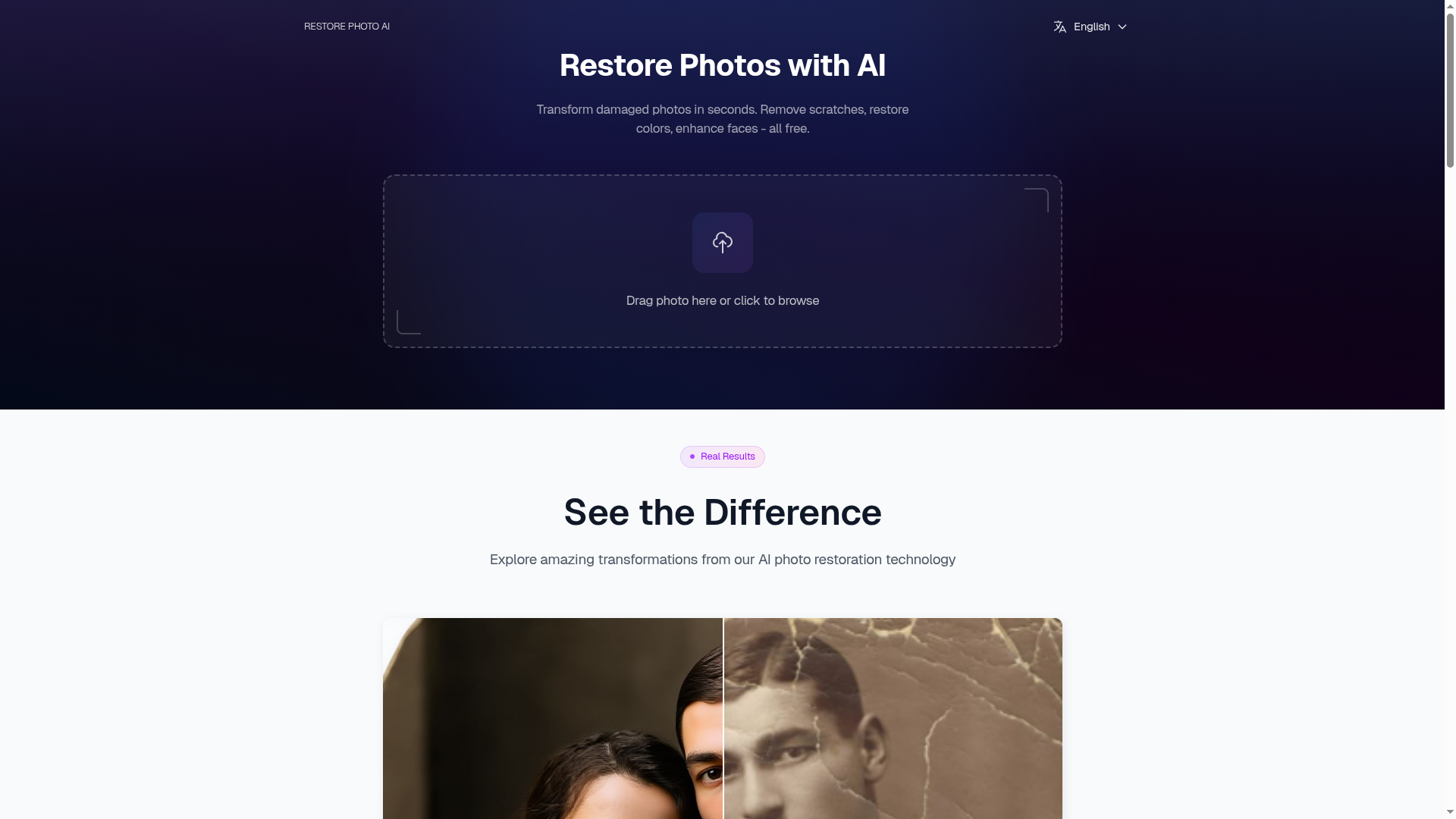 Restore Photos with AI