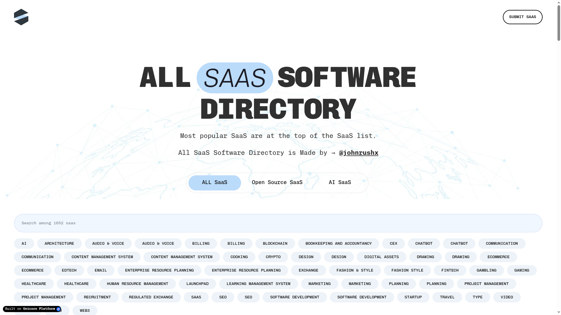 All SaaS Software