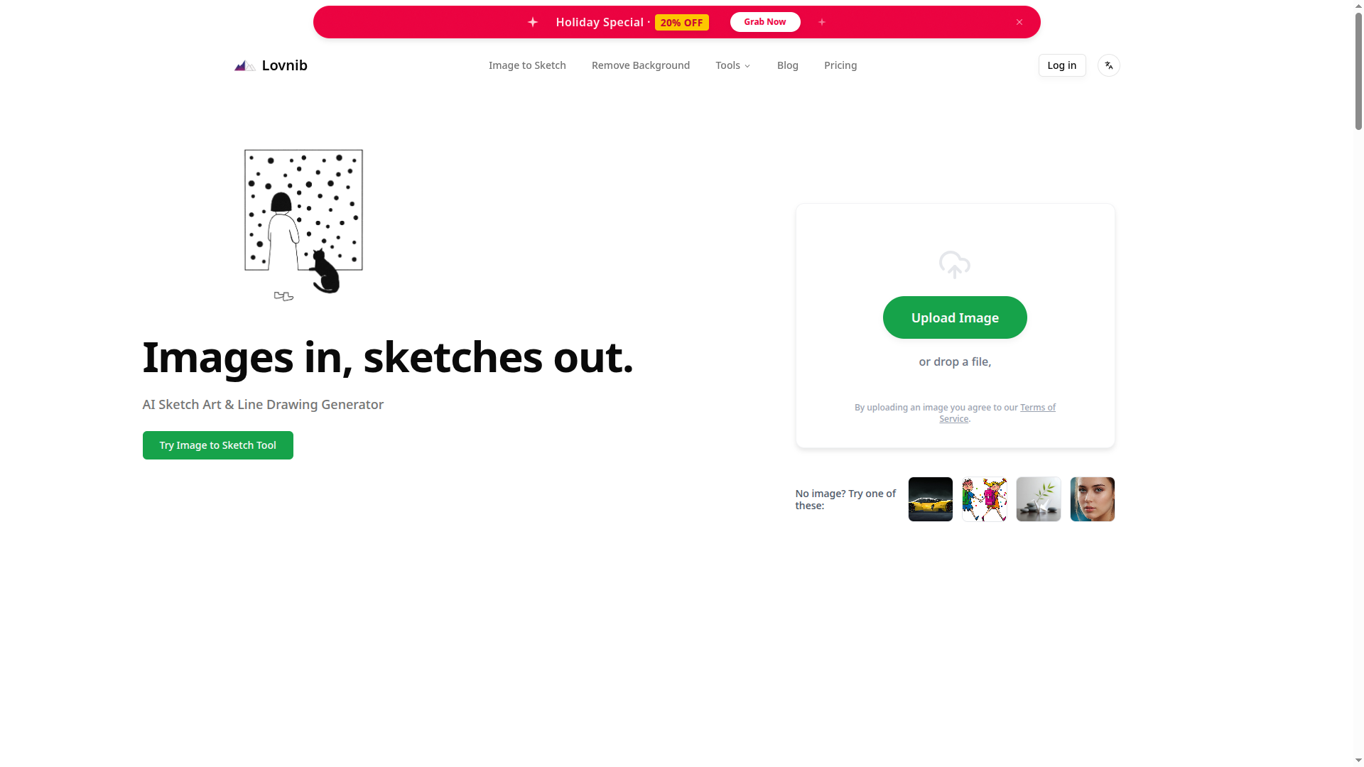 Image to Sketch | Lovnib