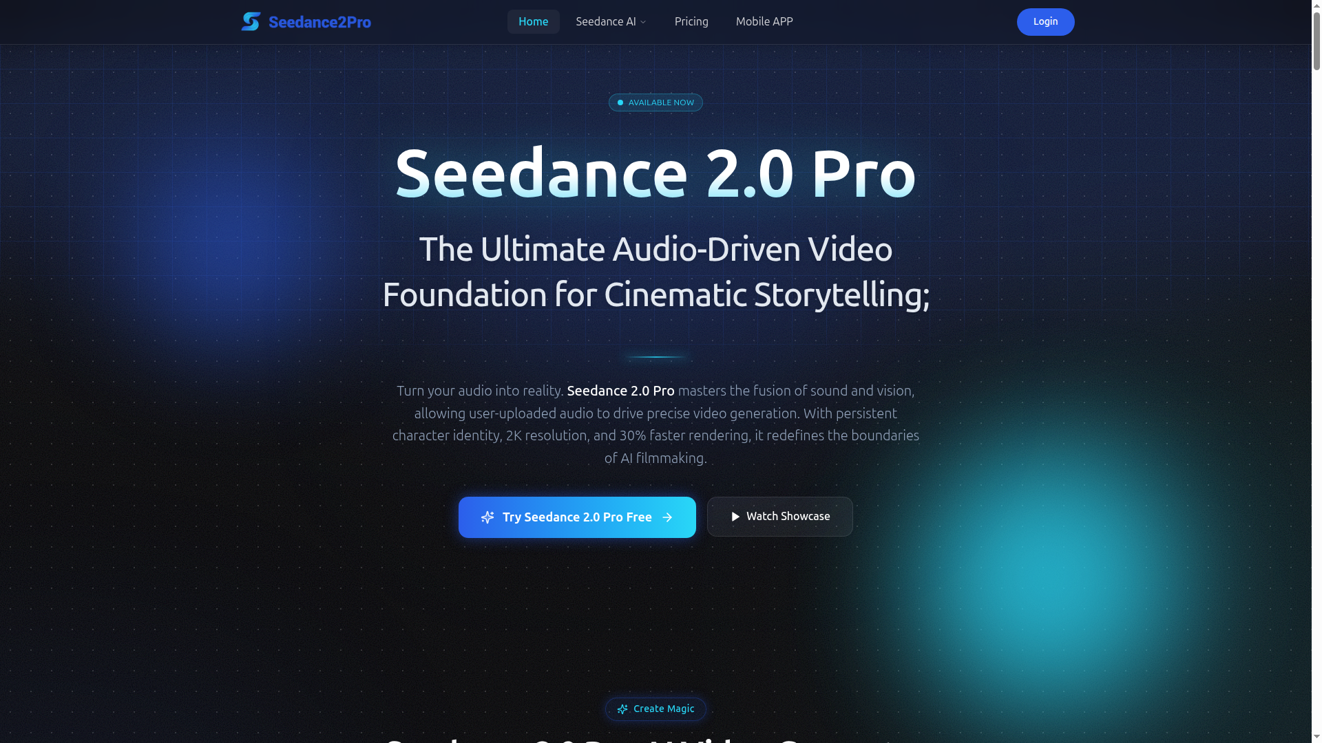 Seedance 2.0 Pro