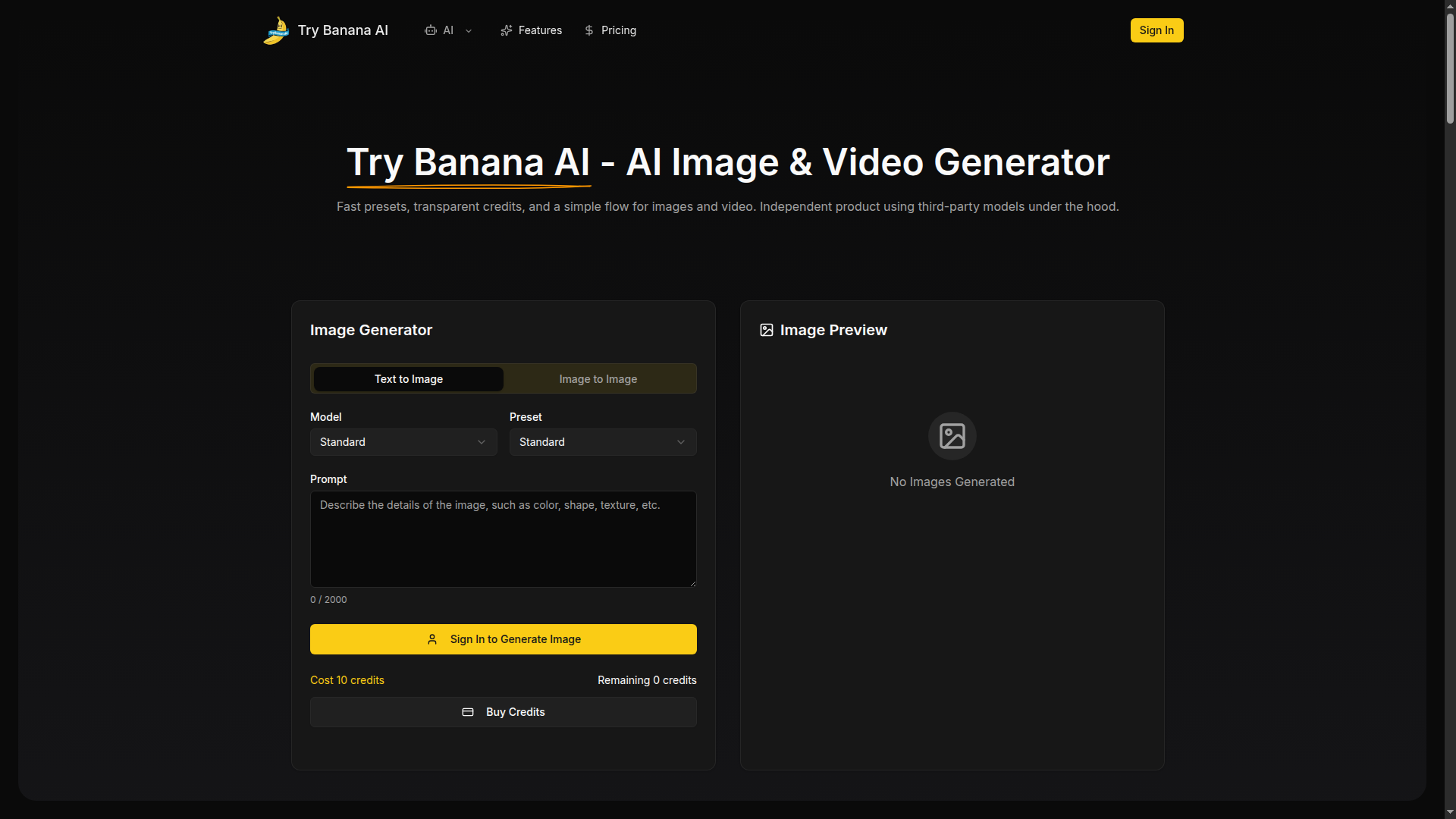 Try Banana AI