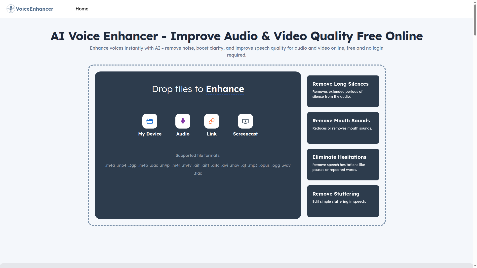 AI Voice Enhancer Free