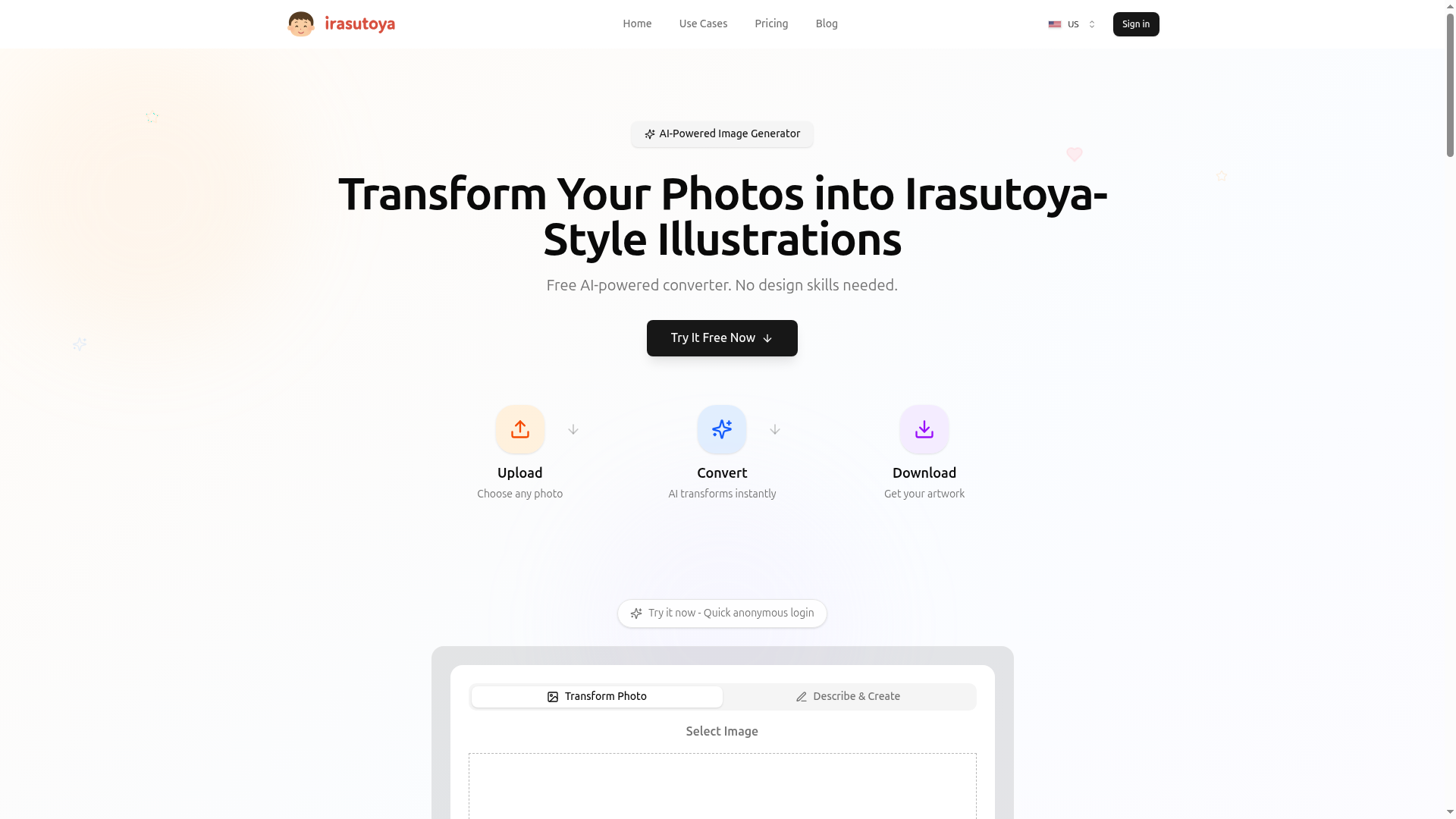 Irasutoya Style Image Generator