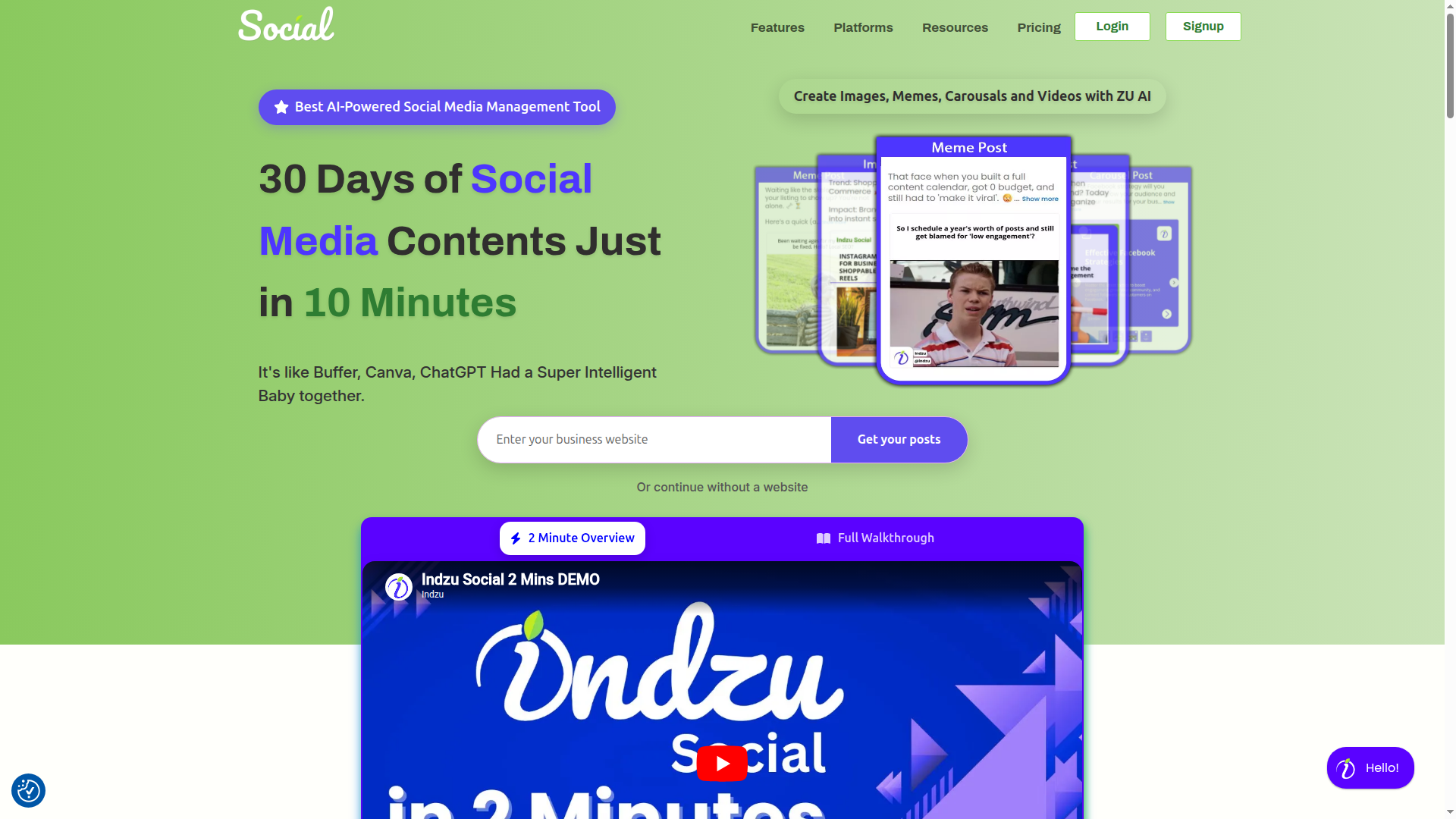 Indzu Social