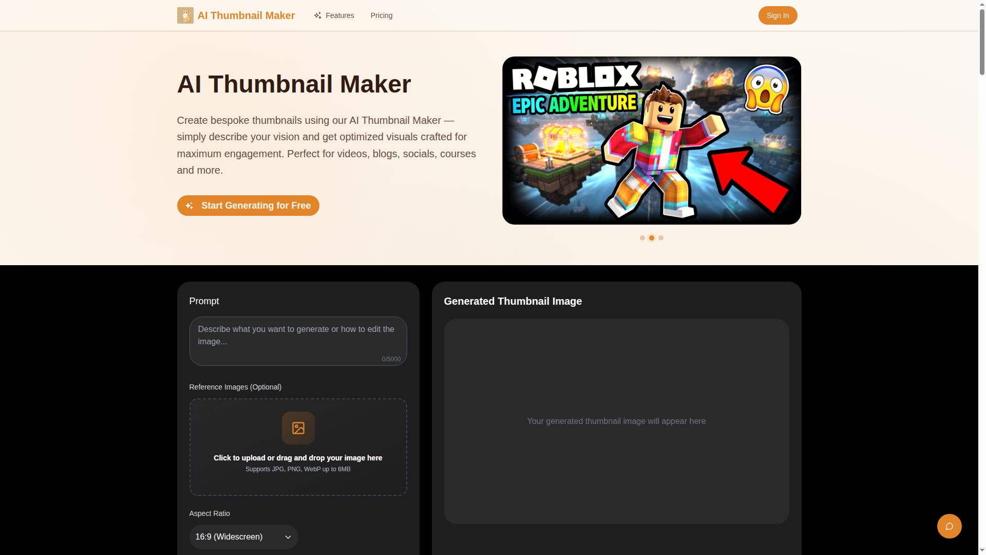 AI Thumbnail Maker