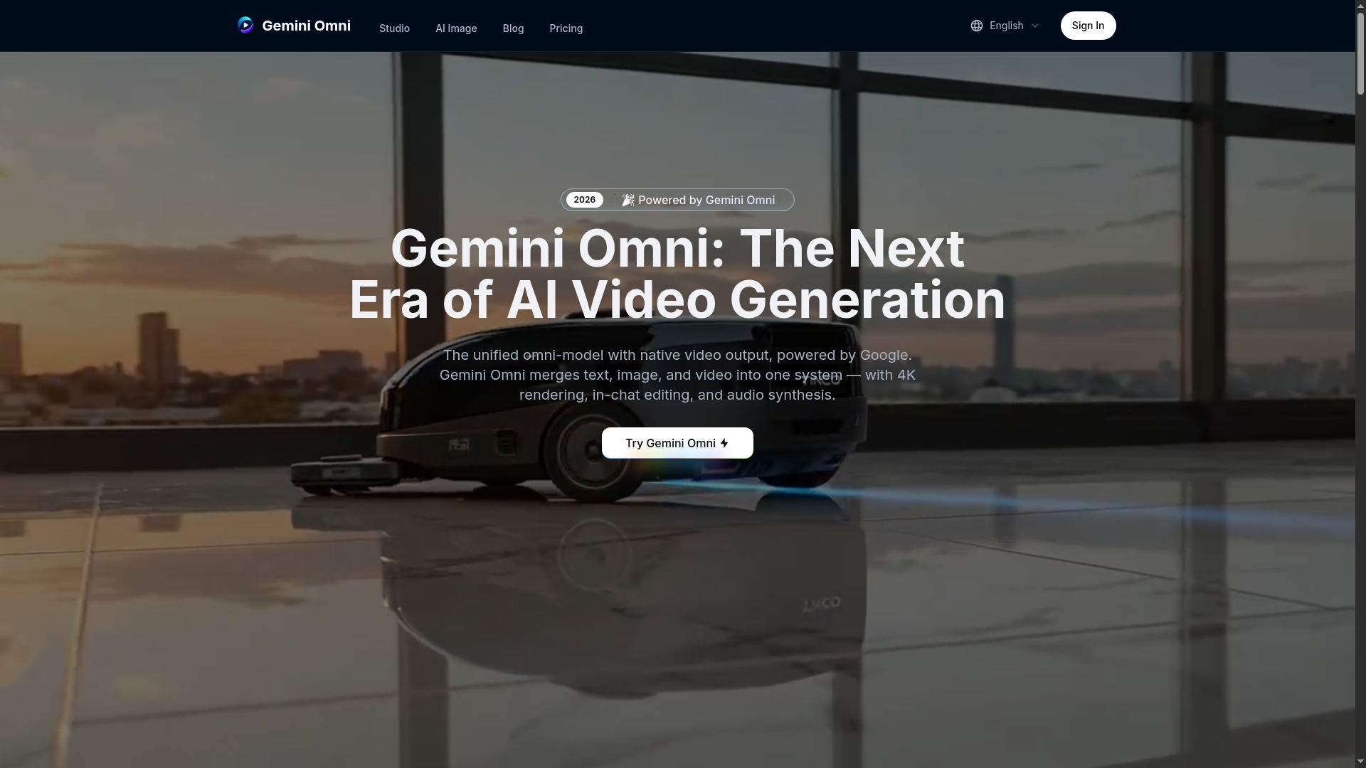 Gemini Omni AI Video Generator
