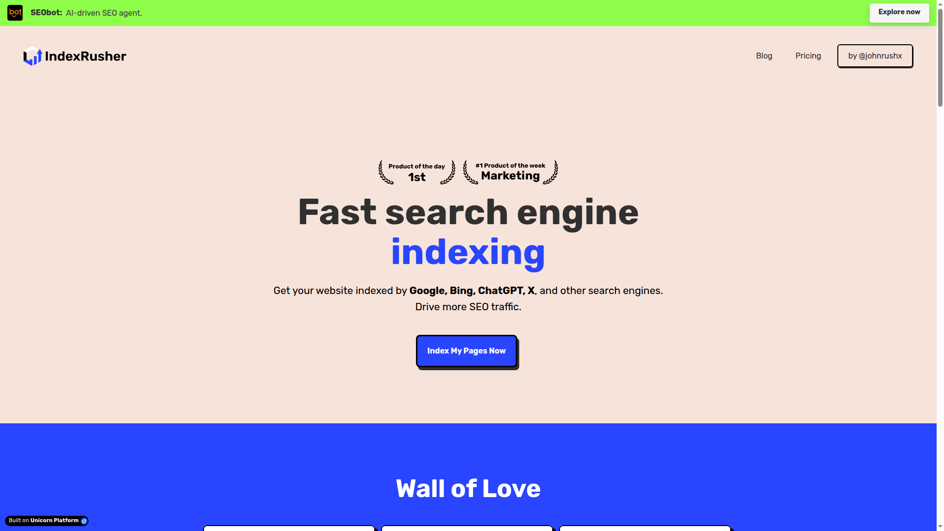 IndexRusher