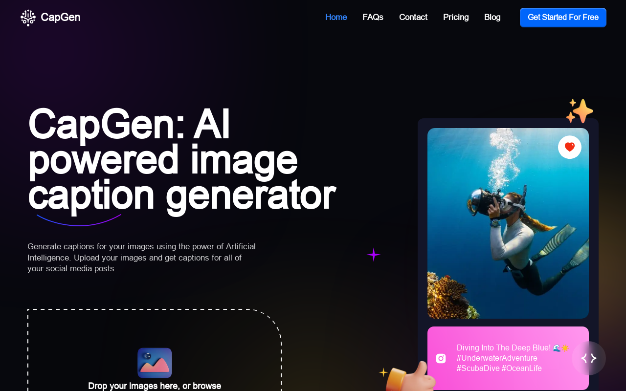 CapGen AI Captions for Instagram