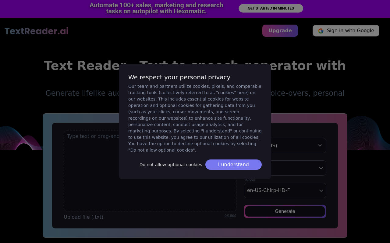 Text Reader AI