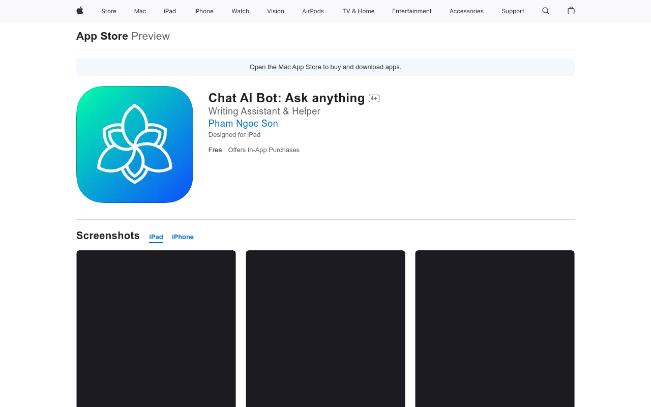 Chat AI Bot: Ask anything