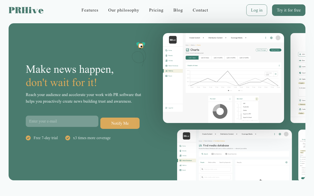 PRHive | Public Relations Software