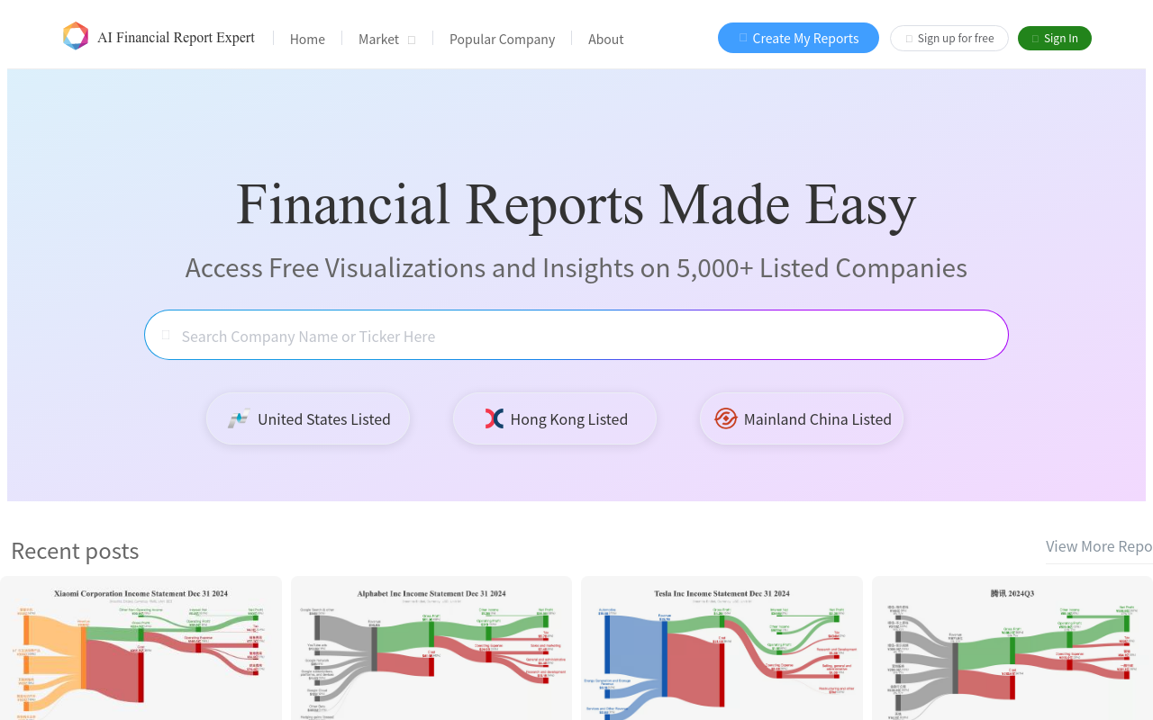 AI Financial Report Expert