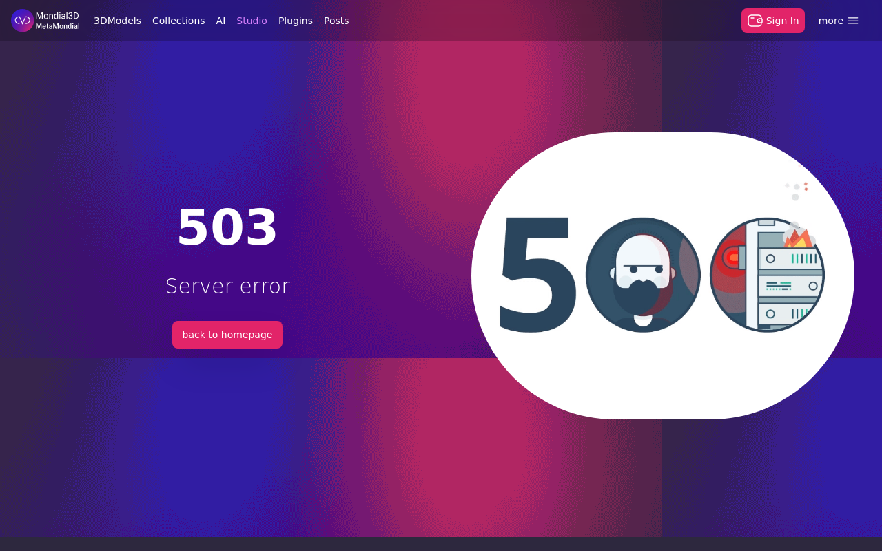 Mondial3D - AI 3D Model Generator