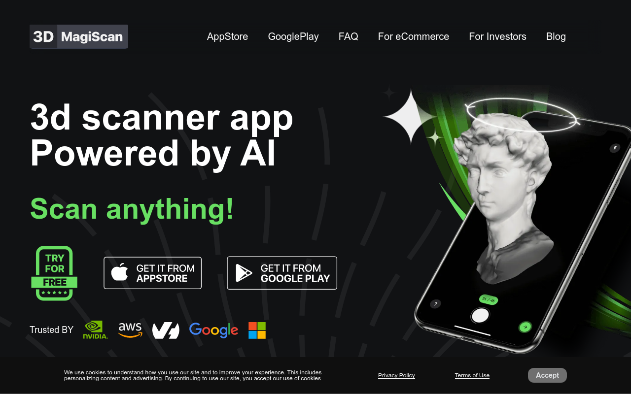 MagiScan AI 3D Scanner app