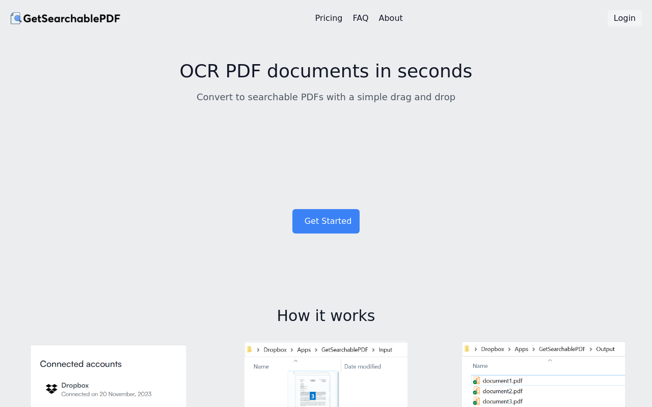 GetSearchablePDF