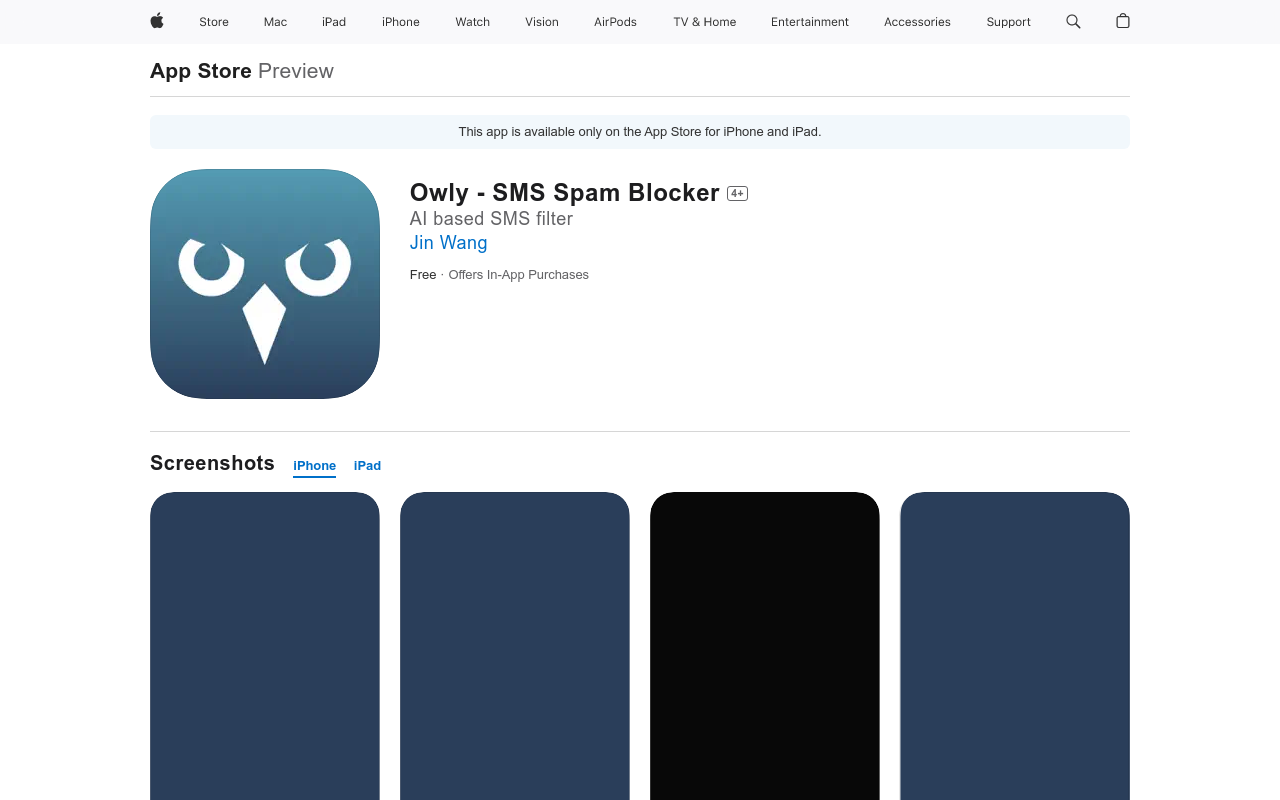 Owly - GPT powered spam blocker