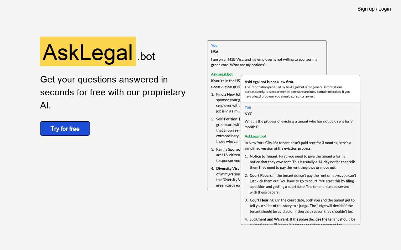 AskLegal.bot