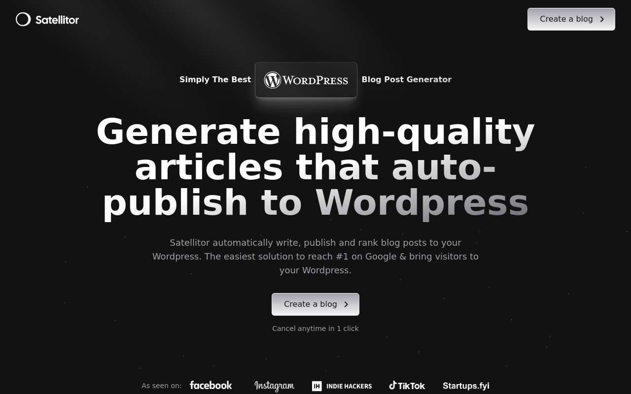 Satellitor for Wordpress