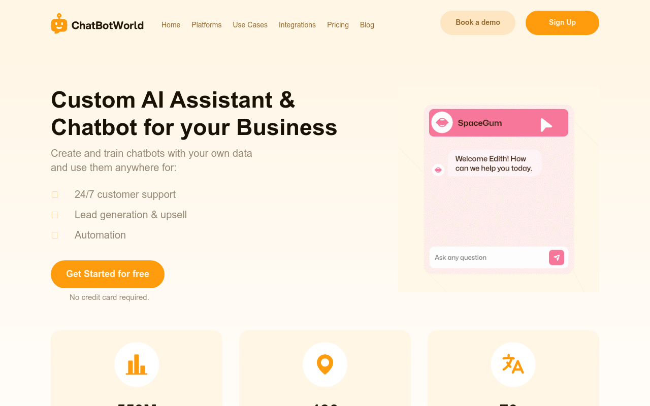 ChatBotWorld: AI Engagement Suite