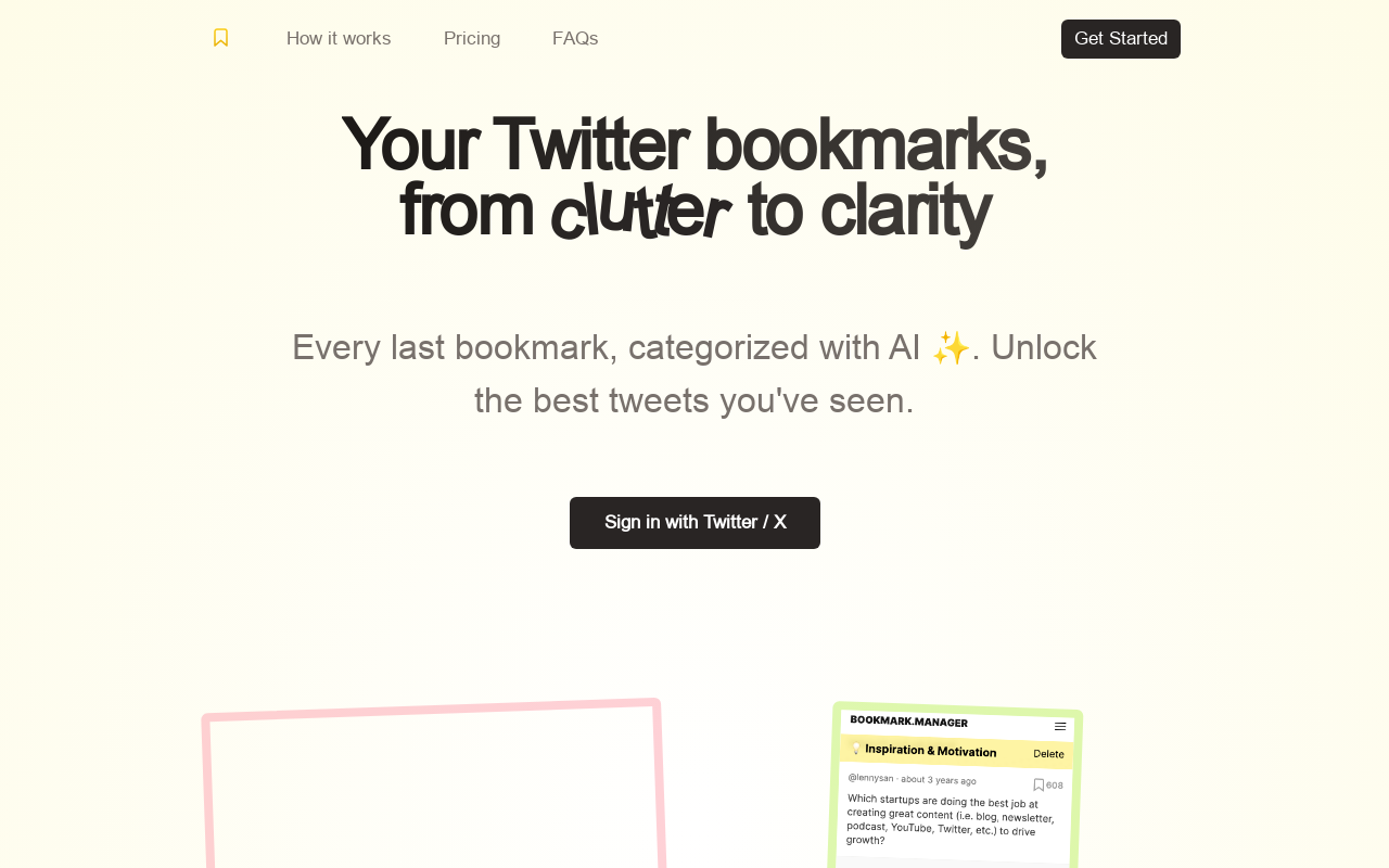 Twitter Bookmarks