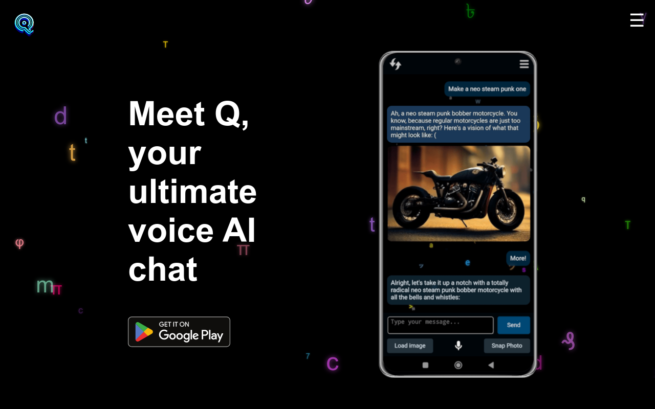 Q - The Ultimate AI Voice Chatbot