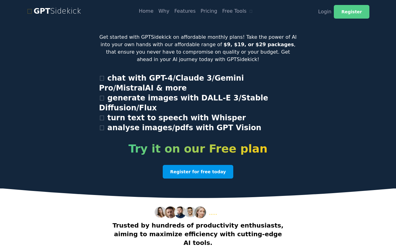 GPTSidekick
