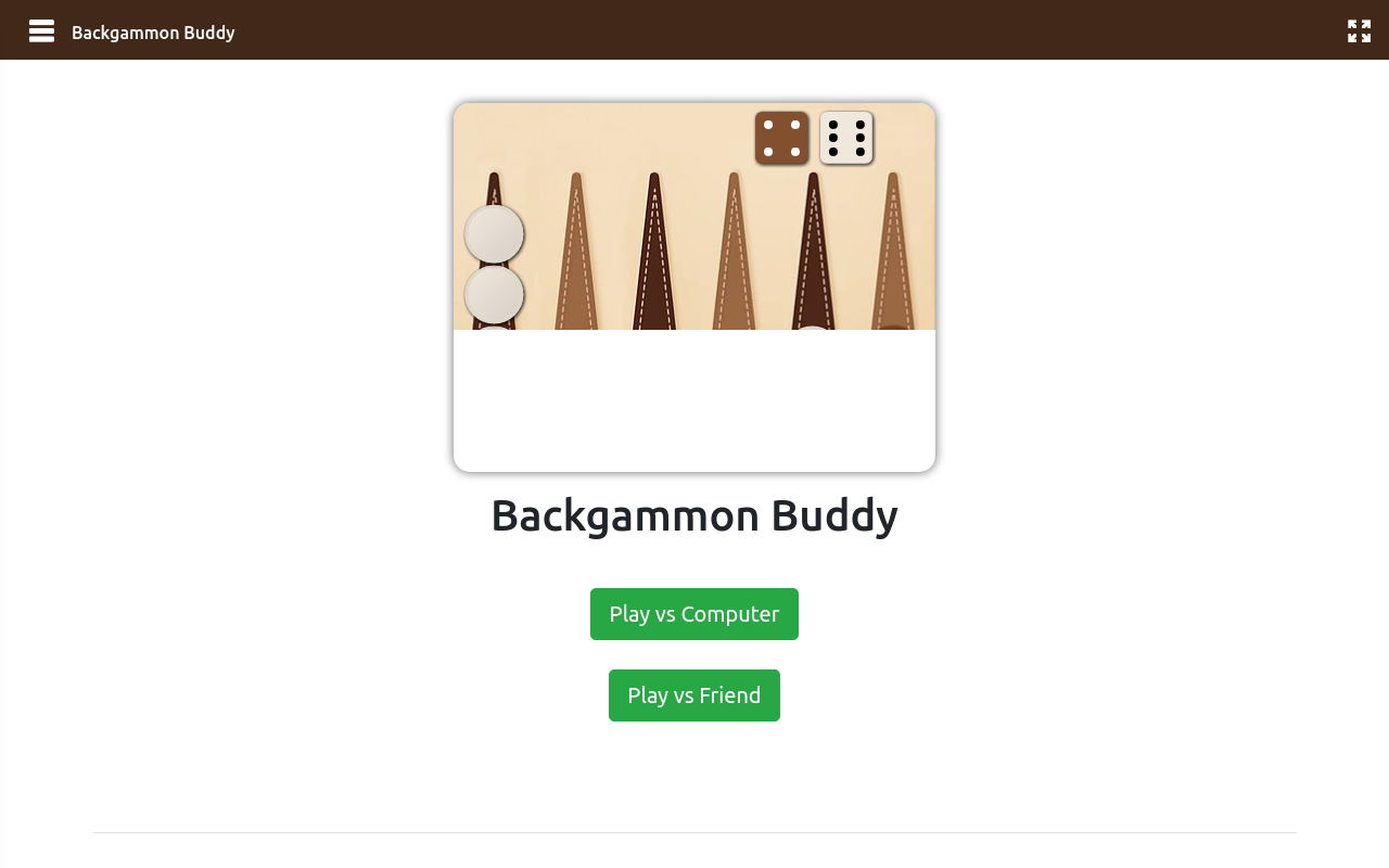 Backgammon Buddy