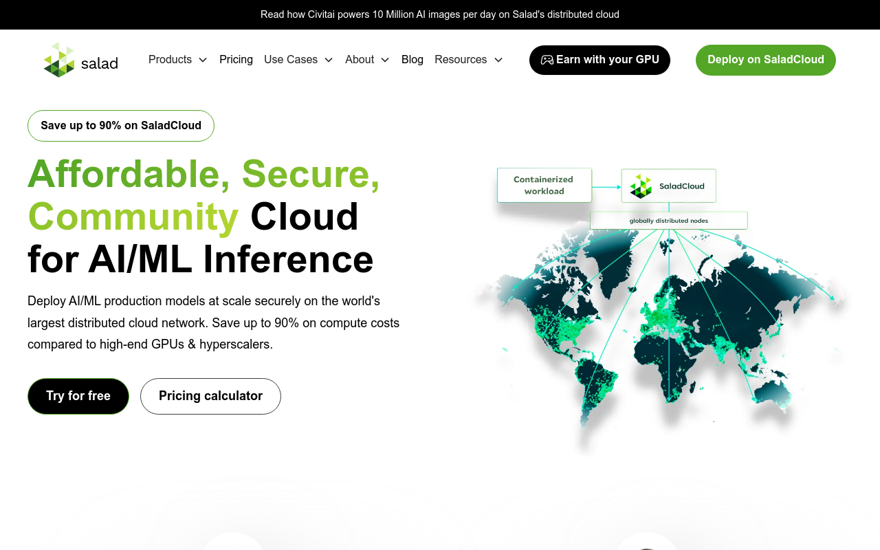 Salad - GPU Cloud