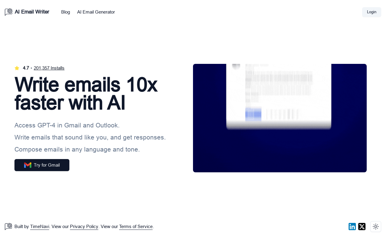 AI Email Writer for Gmail