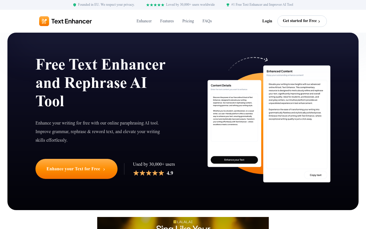 Text Enhancer AI