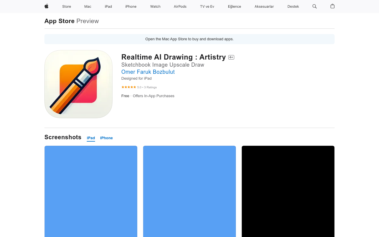 Realtime Drawing : Artistry AI