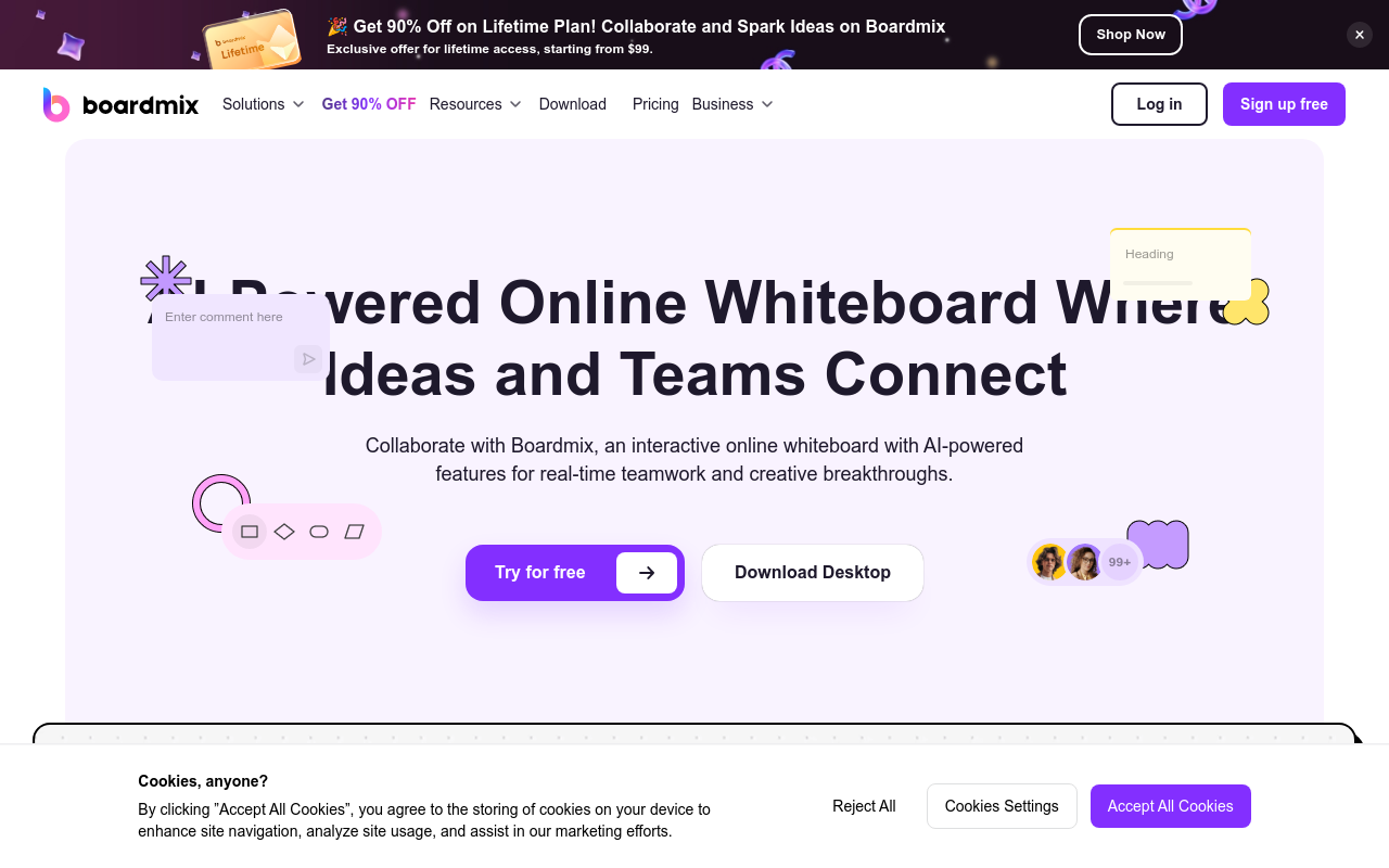 Boardmix online whiteboard