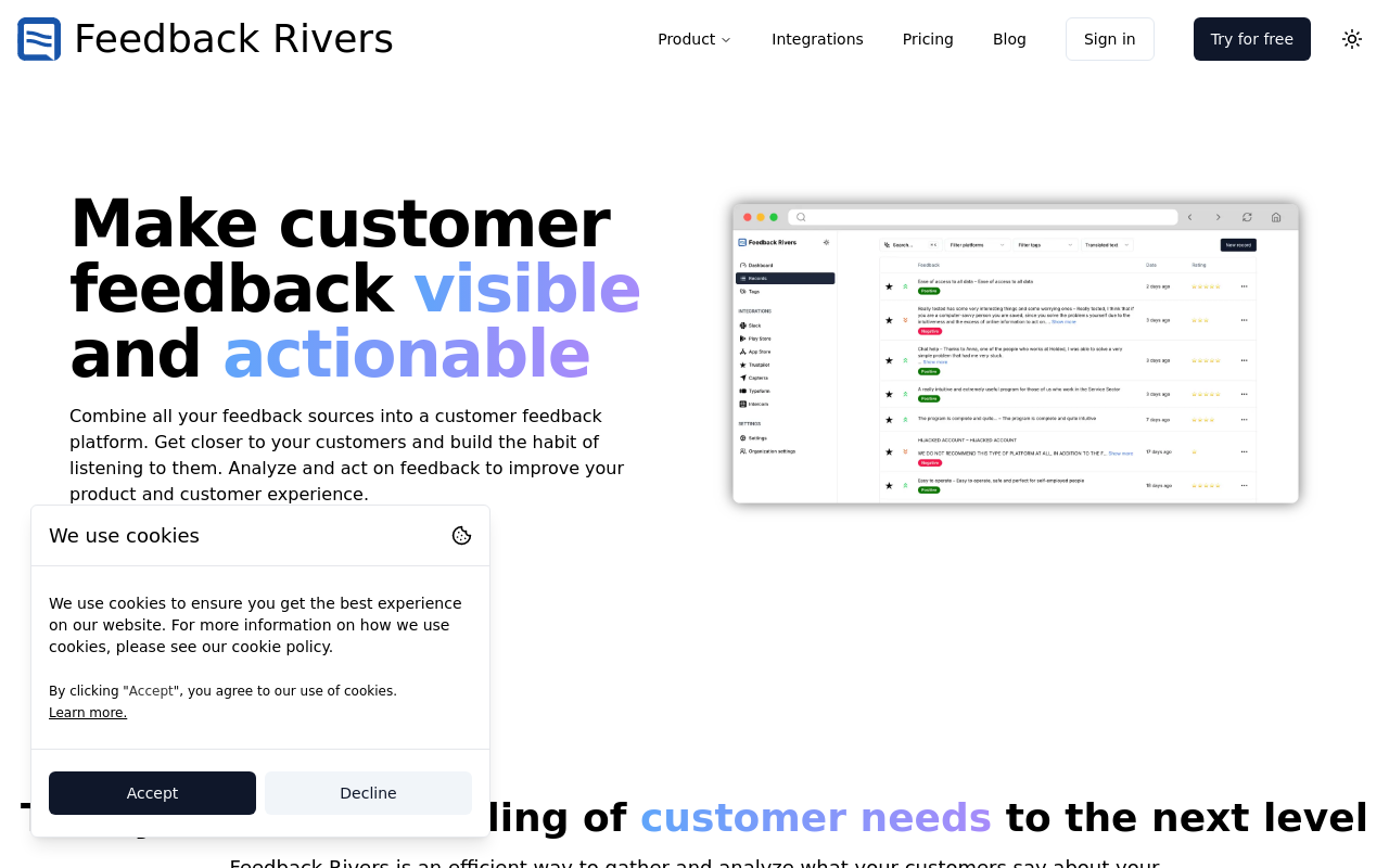 Feedback Rivers