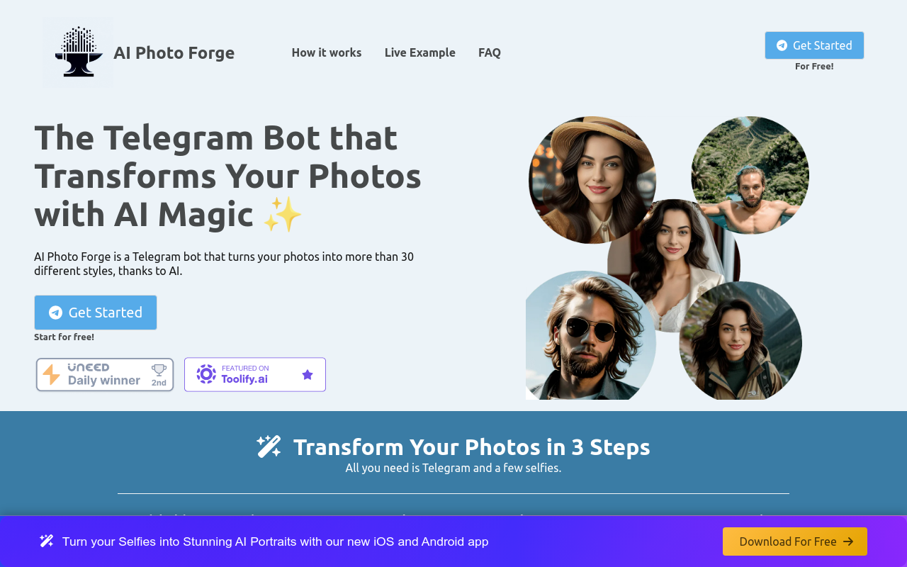 AI Photo Forge