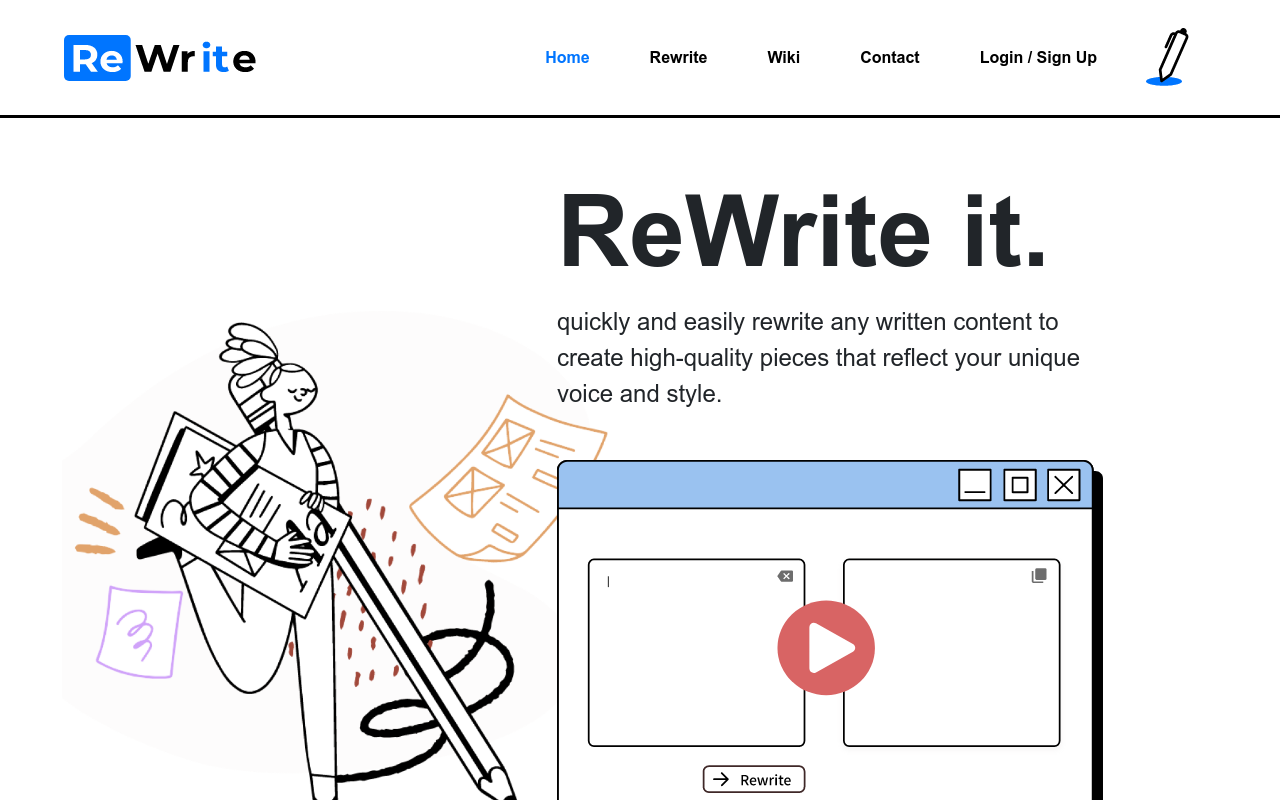 ReWriteIt AI