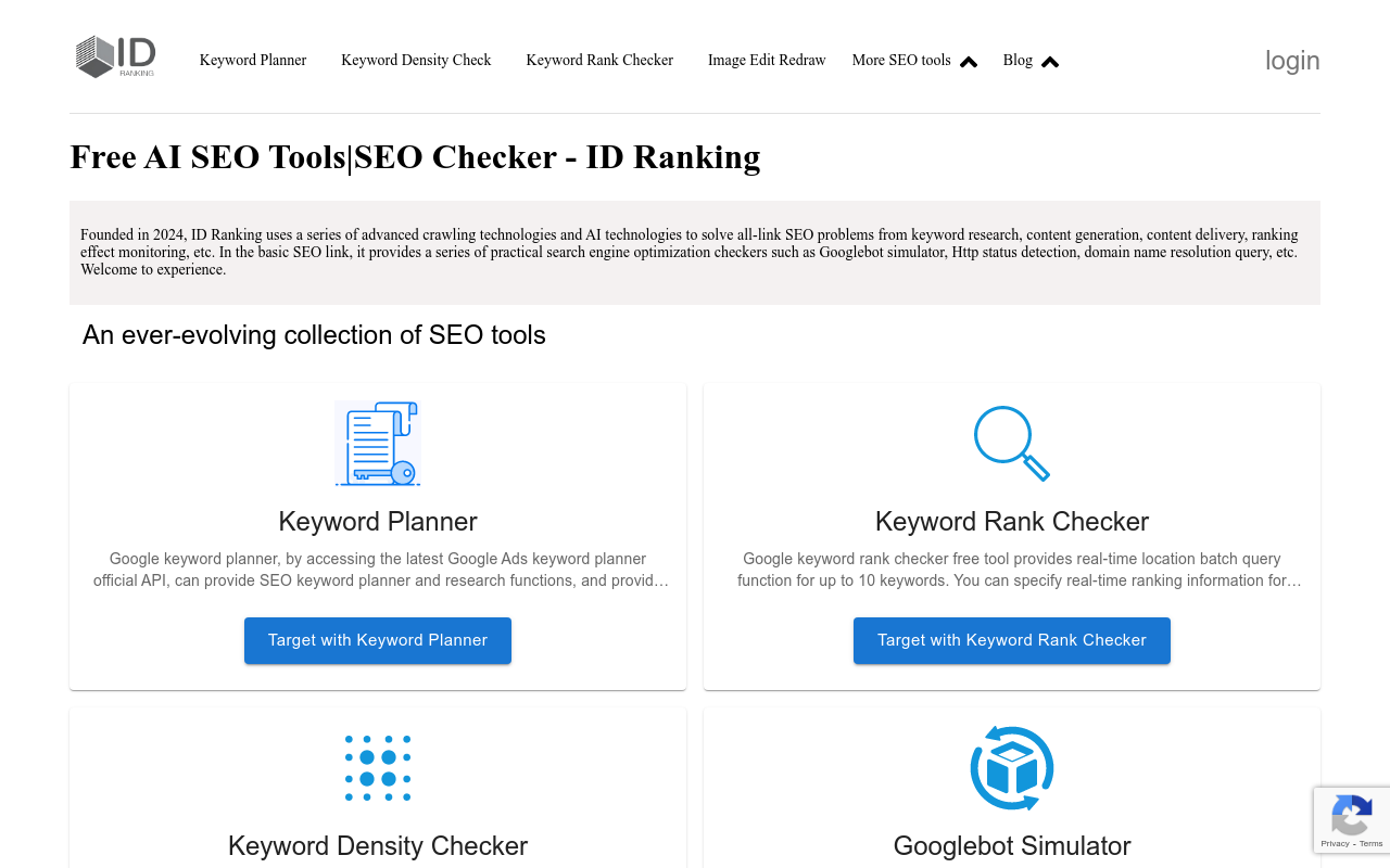 IDRanking - SEO Tools for free
