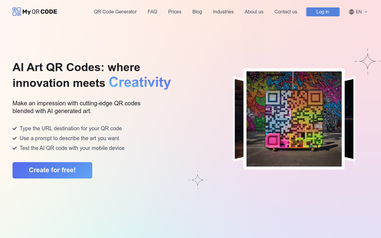 Free AI QR Code Generator by MyQRCode