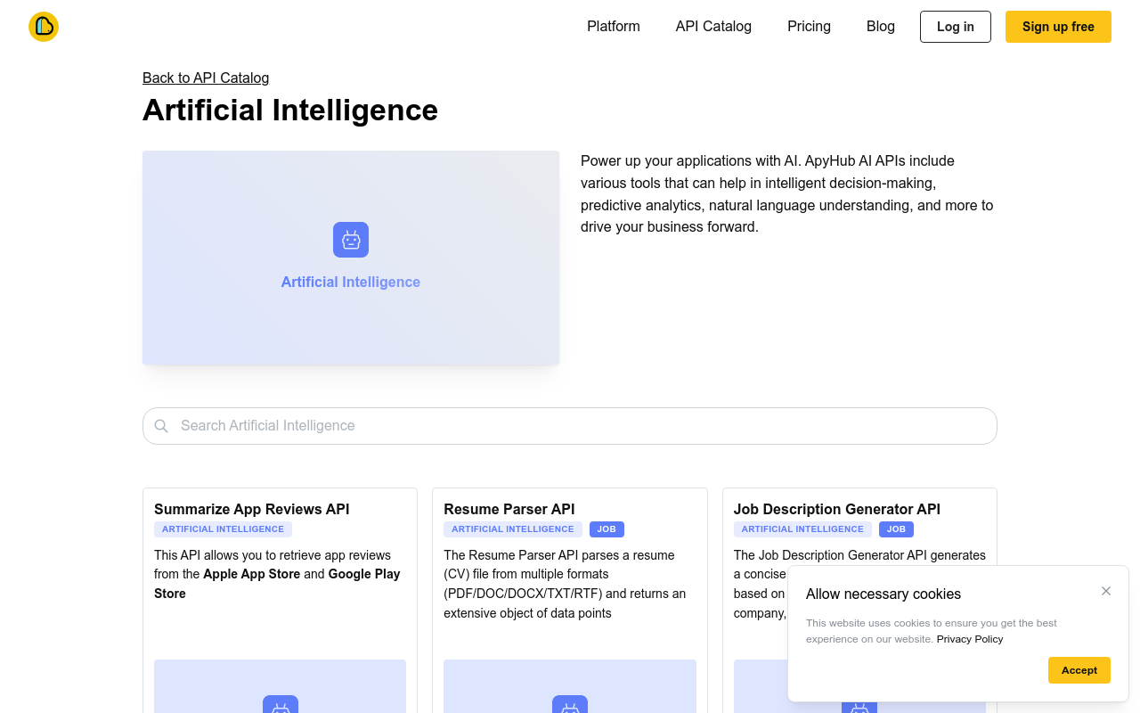 ApyHub AI APIs