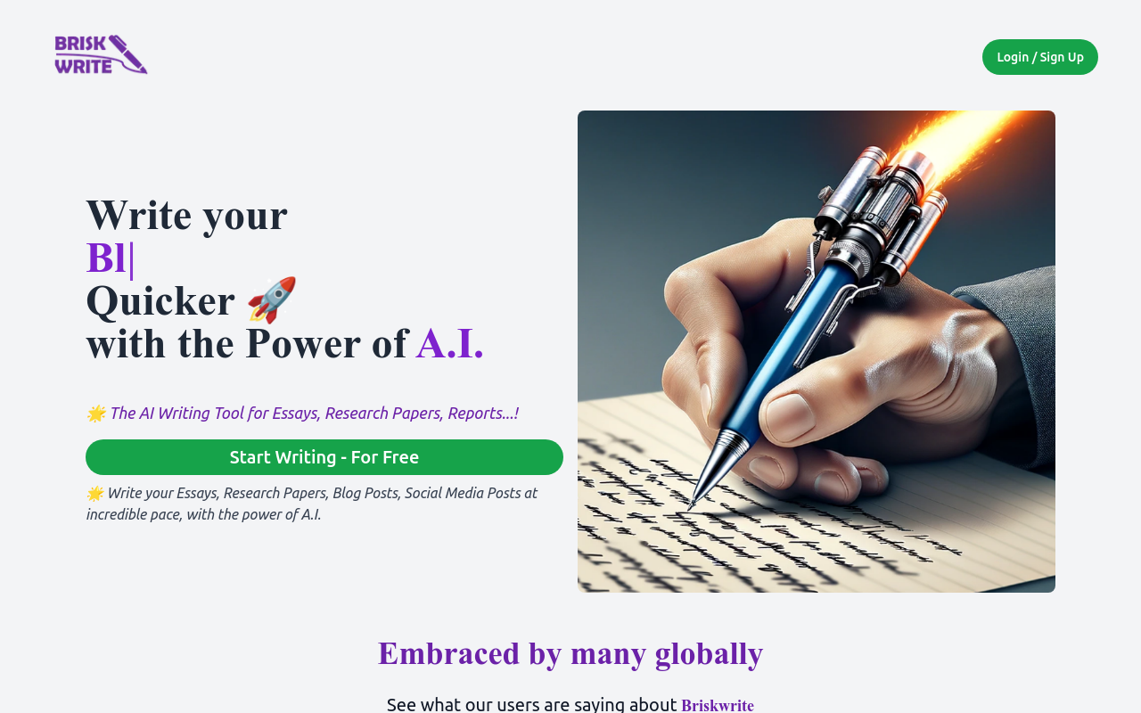 Briskwrite