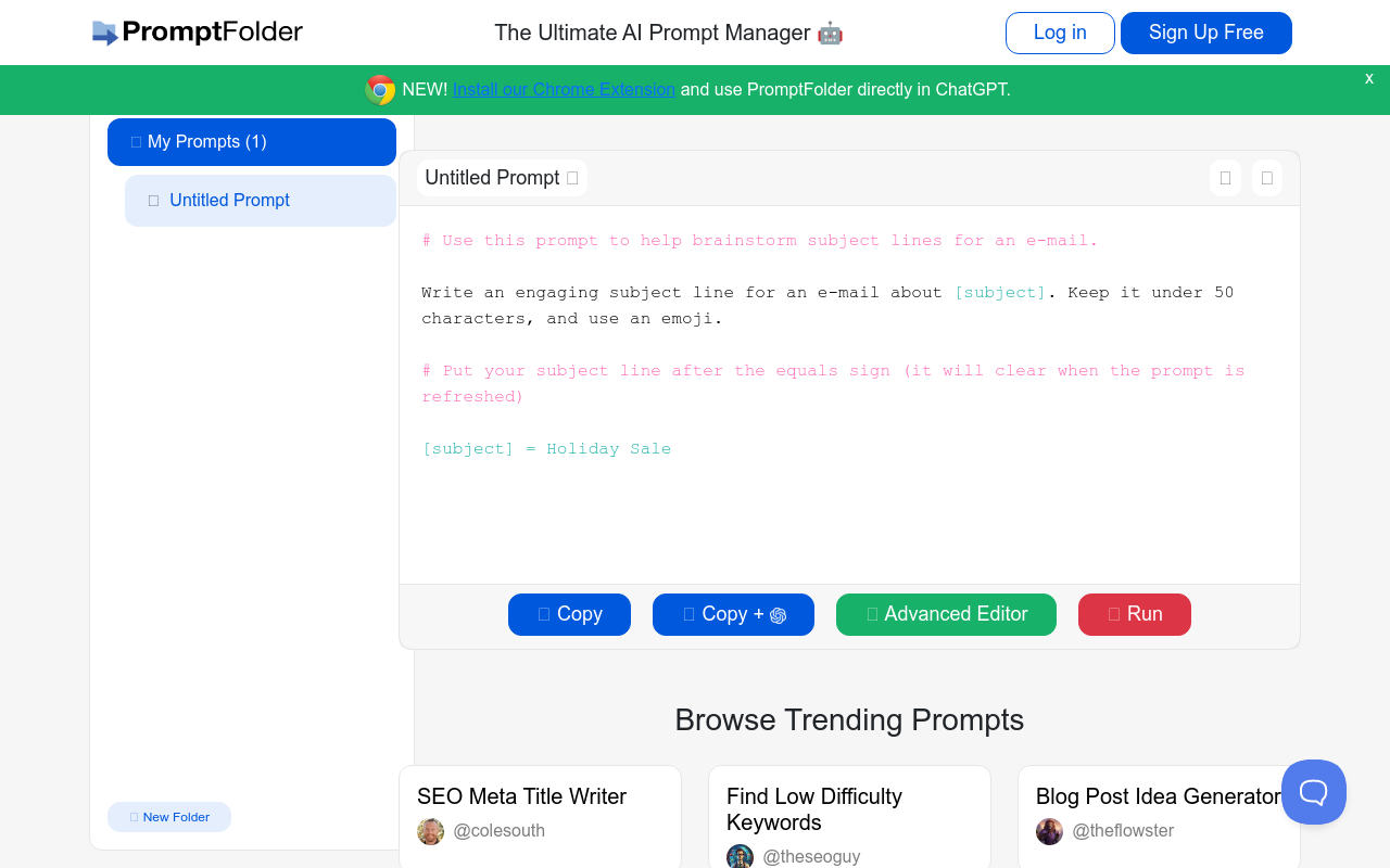 promptfolder.com