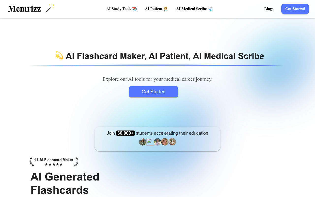 Memrizz AI Flashcard Generator