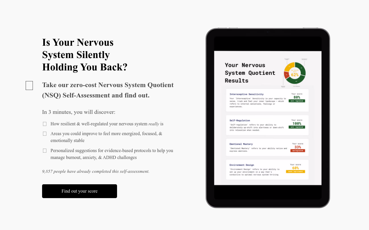 Nervous System Quotient (NSQ)