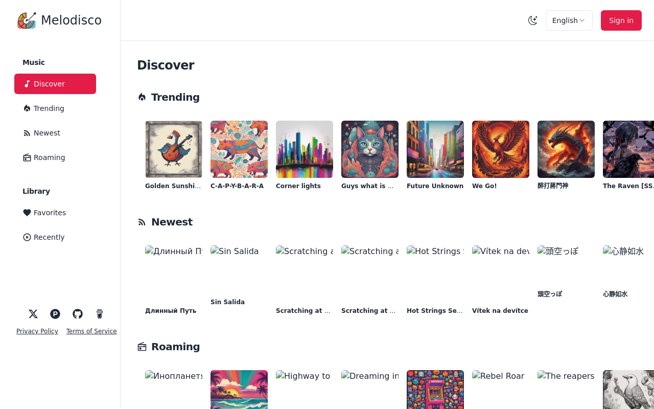 Melodisco AI Music Player
